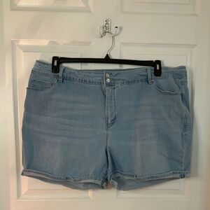 ROYALTY FOR ME HIGH RISE SHORTS PLUS SIZE 24
